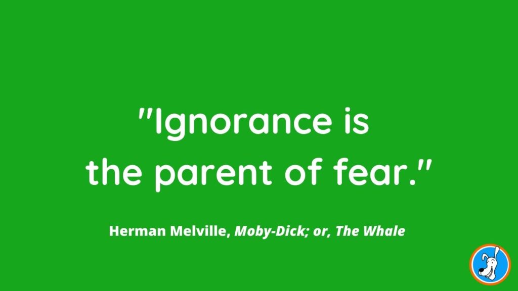 children's book quote from Moby Dick by Herman Melville
