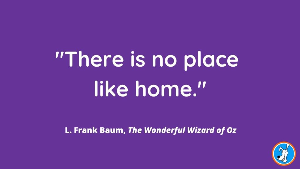 children's book quote from The Wonderful Wizard of Oz by L. Frank Baum