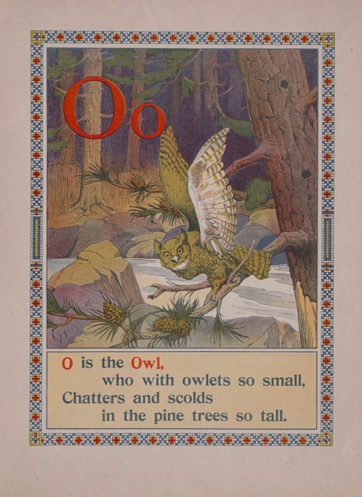 O is for owl phonics alphabet books
